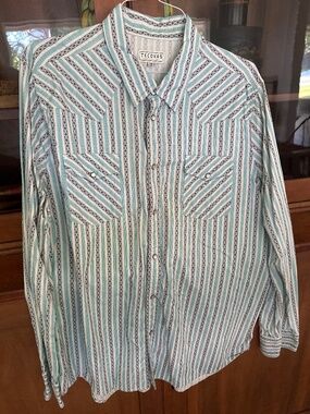 Tecovas Men’s Pearl Snap Button Down Shirt